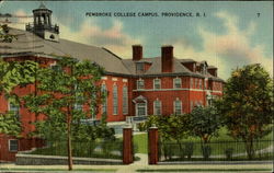 Pembroke College Campus Postcard