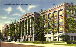 Allentown High School, Allentown, Pa Pennsylvania Postcard Postcard