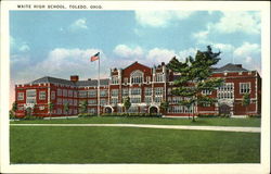 Waite High School Postcard