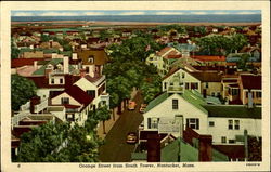 Orange Street from South Tower Postcard