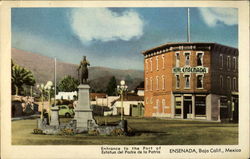 Entrance to the Port of Estatua del Padre de la Patria Baja California, Mexico Postcard Postcard