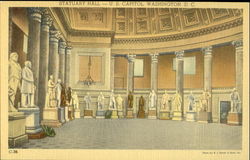 Statuary Hall--U.S. Capitol Washington, DC Washington DC Postcard Postcard