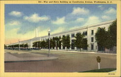 War and Navy Building on Constituation Avenue Washington, DC Washington DC Postcard Postcard