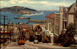 Cable Car, Hyde Street San Francisco, CA Postcard Postcard