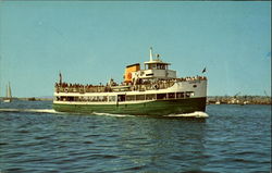 Harbor Excursion Boat Postcard