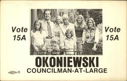 Okoniewski Councilman-At-Large Postcard