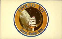 Apollo XII Shoulder Patch Space & Rockets Postcard Postcard