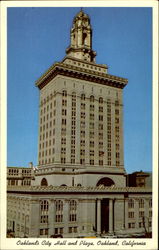 Oakland's City Hall and Plaza Postcard