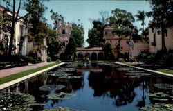 Lagoon, Balboa Park Postcard