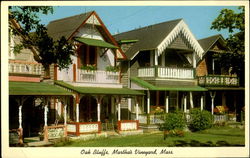 Oak Bluffs, Martha's Vineyard, Mass Postcard