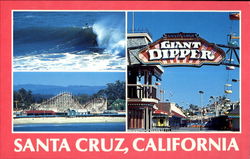 Giant Dipper Santa Cruz, CA Postcard Postcard