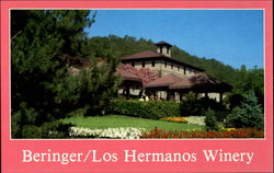 Beringer/Los Hermanos Winery Postcard