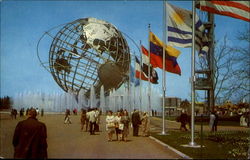 Theme Symbol of the World's Fair Postcard