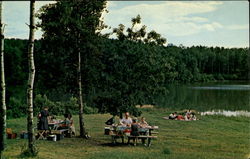 Picnic Spot on Lake Storman Postcard