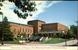 University of Oregon, Erb Memorial Student Union Building Eugene, OR Postcard Postcard