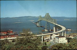 New Bridge Across the Columbia River Astoria, OR Postcard Postcard