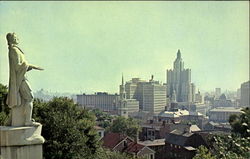 Providence From Prospect Terrace Rhode Island Postcard Postcard