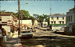 The main street of Bridgton Maine Postcard Postcard