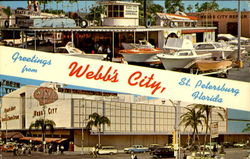 Greetings from Webb's City St. Petersburg, FL Postcard Postcard