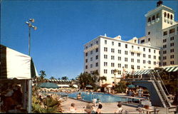 Pool at the Biltmore Hotel Postcard