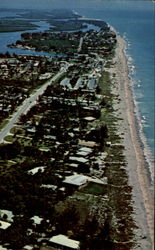 Aerial View of Englewood Beach Postcard