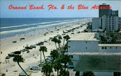 Ormond Beach, Fla. & the Blue Atlantic Florida Postcard Postcard