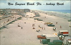 New Smyrna Beach, Fla. - looking North Florida Postcard Postcard