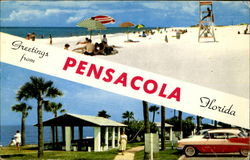 Greetings from Pensacola, Florida Postcard