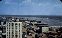 Left bank of St. Johns River Jacksonville, FL Postcard Postcard