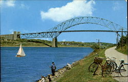 Cape Cod Canal Massachusetts Postcard Postcard