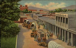 End of the Santa Fe trail before railroad days Postcard