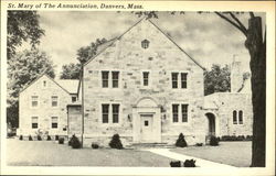 St. Mary of the Annunciation Danvers, MA Postcard Postcard