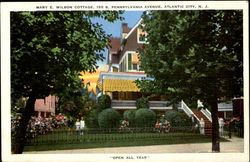 Mary E. Wilson Cottage, 158 S. Pennsylvania Avenue, Atlatnic City, N.J Atlantic City, NJ Postcard Postcard