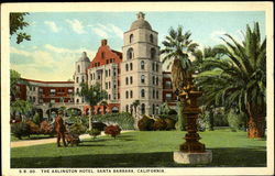 The Arlington Hotel Santa Barbara, CA Postcard Postcard