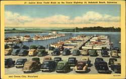 Indian River Yacht Basin on the Ocean Highway 14 Postcard