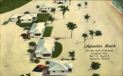 Edgewater Beach Sarasota, FL Postcard Postcard