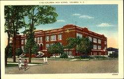 Columbia High School South Carolina Postcard Postcard