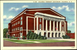 Columbia Township Auditorium Postcard