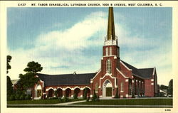 Mt. Tabor Evangelical Lutheran Church Postcard