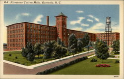 Firestone Cotton Mills Postcard