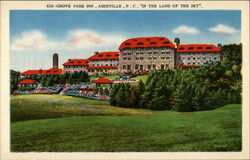 439 - Grove Park Inn, Ashevill, N.C. "In the Land of the Sky" Asheville, NC Postcard Postcard