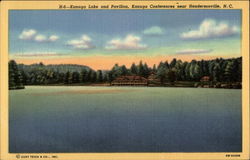 Kanuga Lake and Pavilion, Kanuga Conferences Hendersonville, NC Postcard Postcard