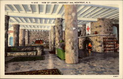 View of lobby, Assembly Inn Postcard