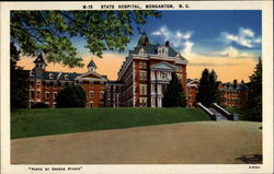 M-15 State Hospital, Morgantown, N.C Postcard