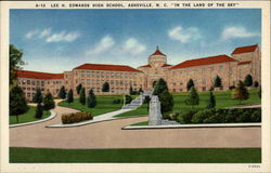 Lee H. Edwards High School Asheville, NC Postcard Postcard