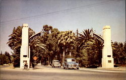 Entrance to Kearney Drive Fresno, CA Postcard Postcard