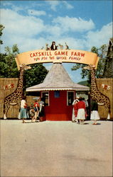 Catskill Game Farm Fun for the Whole Family Postcard