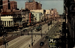 Canal Street New Orleans, LA Postcard Postcard