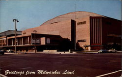 Greetings from Milwaukee Land Wisconsin Postcard Postcard