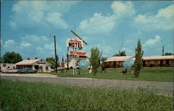 Jer-E-Lane Motel & Restaurant Bradford, TN Postcard Postcard